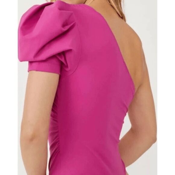 NWT Free People | Somethin Bout You Bodysuit in Bright Pink , Large $70 A2 - Picture 2 of 7